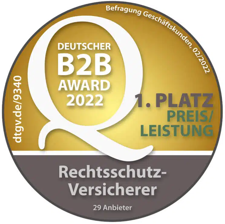 Siegel Deutscher B2B Award